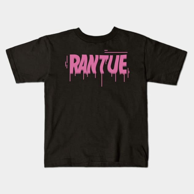 rantue - pink Kids T-Shirt by nikalassjanovic